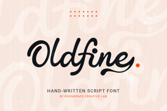 Oldfine Script & Handwritten Font By roomspace