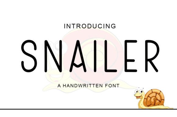 Snailer Display Font By softcreative50