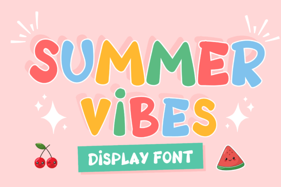 Summer Vibes Display Font By Brown Cupple Fonts