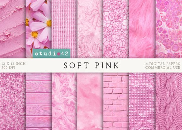 Rose Pink Digital Papers Afbeelding Papier Texturen Door DreamStudio42